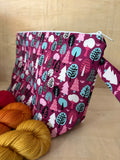 Zigzag Stitches Large Wedge Bag