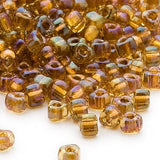 Seed Beads, Triangle - colour-lined, size #5