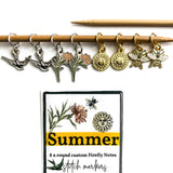 Firefly Notes Charm Stitch Marker Sets
