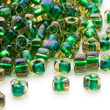 Seed Beads, Triangle - colour-lined, size #5