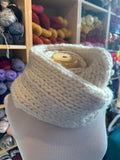 Sample Sale: Circle Scarf, white