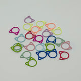 Colourful Ring Stitch Markers, for knitting