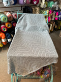 Sample Sale: Baby Blanket, pale blue cotton