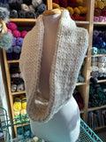 Sample Sale: Circle Scarf, white