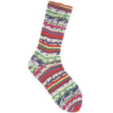 Rico Socks Neon Fair Isle 4ply