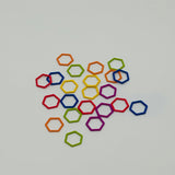 Colourful Ring Stitch Markers, for knitting