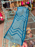 Sample Sale: Cowl, Mary Martin, blue chevrons