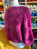Sample Sale: Cropped Sweater, purple