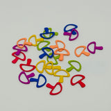 Colourful Ring Stitch Markers, for knitting