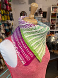 Sample Sale: Cowl, Mary Martin, bright colours kerchief