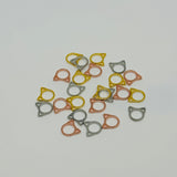 Colourful Ring Stitch Markers, for knitting