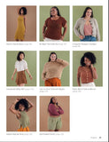 A printed booklet or pattern book page showing instructions titled 'How to Use the Projects' on the left and multiple small photos of women modeling different garments on the right, likely from a sewing or knitting pattern book.