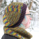 Sample Sale: Cowl, Mary Martin, rainbow