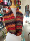 Sample Sale: Cowl, alpaca in autumnal shades