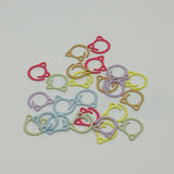 Colourful Split-ring Stitch Markers, for knitting or crochet