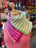 Sample Sale: Cowl, Mary Martin, bright colours kerchief