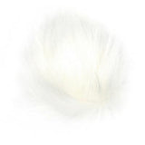 Snap-On Faux Fur Pompoms, Natural