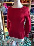 Sample Sale: Pullover, red