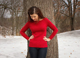 Sample Sale: Pullover, red