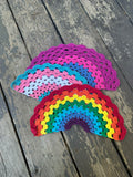 Rainbow Granny, Crochet Pattern Only