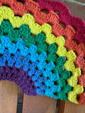 Rainbow Granny, Crochet Pattern Only