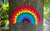 Rainbow Granny, Crochet Pattern Only