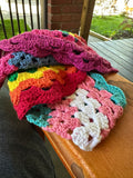 Rainbow Granny, Crochet Pattern Only