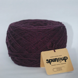 spun up: knot the end