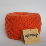 spun up: knot the end