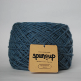 spun up: knot the end