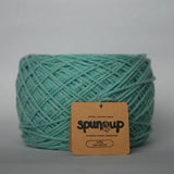 spun up: knot the end