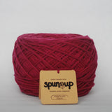 spun up: knot the end