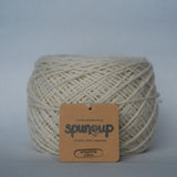 spun up: knot the end