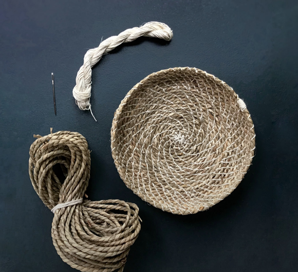Chip & Sparrow Seagrass Coil Basket