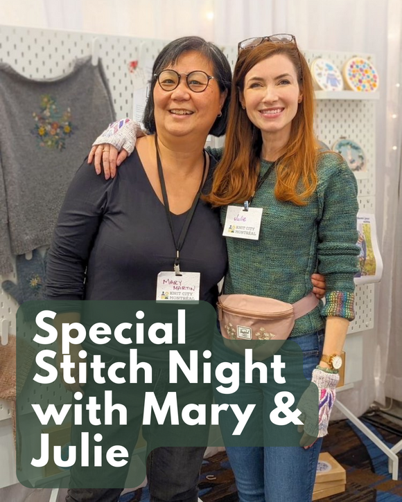 A Special Stitch Night with Mary Martin & Julie Crawford