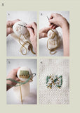 Step-by-step tutorial on darning with text instructions.