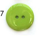 Button, resin, 23mm, various colours