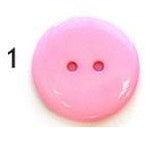 Button, resin, 23mm, various colours