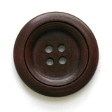 Button, wood, 30mm, various naturals