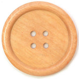 Button, wood, 50mm, four types