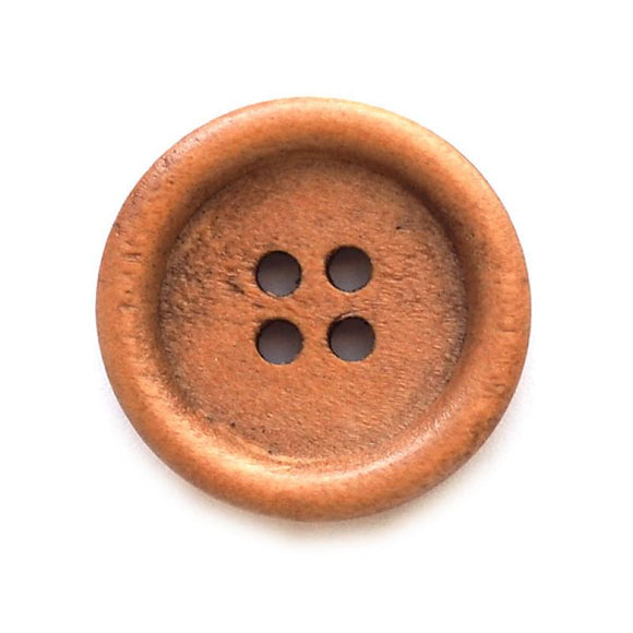 Button, wood, 20mm