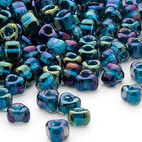 Seed Beads, Triangle - colour-lined, size #5