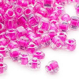 Seed Beads, Triangle - colour-lined, size #5