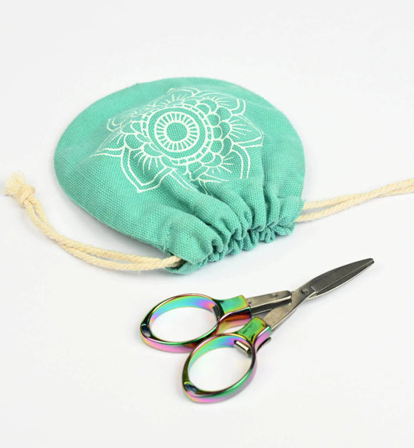 Rainbow Folding Scissors, the Knitter's Pride Mindful Collection