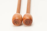 ChiaoGoo 23cm/9" Bamboo Straight Needles, Patina